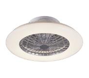 TRIO Stralsund LED kattotuuletin 30W 50cm 3000-6500K valkoinen