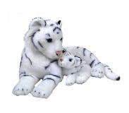 Wild republic Mom & Baby Valkoinen Tiger 38 cm