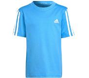 Adidas Essentials 3 Stripes Short Sleeve T-shirt Sininen 6-7 Years Poika
