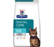 Hills Feline t/d Dental Care - kana - säästöpakkaus: 2 x 3 kg