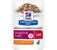 Hill's Pet Nutrition i/d Digestive Care Chicken Pouch - Wet Cat Food 85 g x 12 st - Pouch