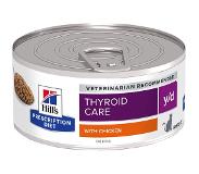 Hill's Pet Nutrition Feline -purkkiruoka 24 x 156 g - y/d Thyroid Care