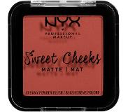 NYX Sweet Cheeks Blush Creamy Powder Blush Matte, Summer Breeze 10
