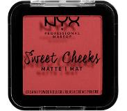 NYX Sweet Cheeks Blush Creamy Powder Blush Matte, Citrine Rose