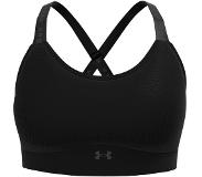 Under Armour Infinity Mid Covered Sports Bra Musta L