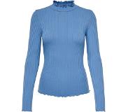 JDY Fransiska Long Sleeve Turtle Neck T-shirt Sininen 2XS Nainen