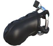 Fantasy C-ringz Extreme Silicone Cock Blocker - Musta