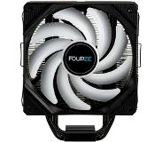 FOURZE RGB 120mm -prosessorijäähdytin, musta