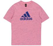 Adidas Future Icons Badge Of Sport Logo Short Sleeve T-shirt Pinkki 7-8 Years