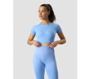 ICANIWILL Define Seamless Cropped T-shirt Daisy Blue
