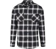 Urban Classics Flannel Shirt 6 Musta L Mies