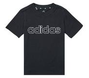 Adidas Essentials Short Sleeve T-shirt Musta 3-4 Years