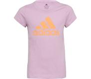 Adidas Essentials Short Sleeve T-shirt Violetti 8-9 Years