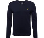 Lyle & Scott Cotton Merino V Jumper Sweatshirt Musta L Mies