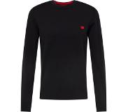 Hugo Boss Organic-cotton sweater with red logo label