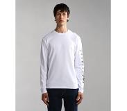 Napapijri Sadas 1 Long Sleeve Crew Neck T-shirt Valkoinen M Mies