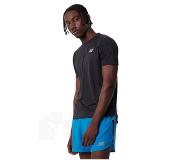 New Balance Impact Run Short Sleeve T-shirt Musta 2XL Mies