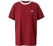 Adidas Essentials 3 Stripes Short Sleeve T-shirt Punainen XS / Regular Nainen