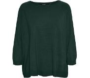 Vero Moda Nellie Glory 3/4 Sleeve T-shirt Vihreä S Nainen