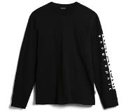 Napapijri Sadas 1 Long Sleeve Crew Neck T-shirt Musta S Mies