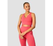 ICANIWILL Ribbed Define Seamless Tank Top Coral Red