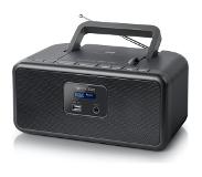 Muse M-32 DB (musta) on mainio kannettava DAB+/FM-radio seuraavilla ominaisuuksilla: CD-soitin, USB-liitäntä MP3-soittoa varten ja AUX-liitäntä.