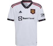 Adidas Manchester United Short Sleeve T-shirt Away 21/22 Junior Valkoinen 9-10 Years