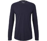 Tom Tailor 1033022 Long Sleeve T-shirt Musta L Mies
