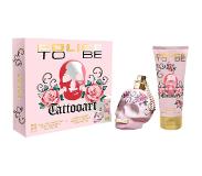 Police To Be Tattooart Her & Body Lotion Gift Set
