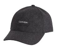 Calvin Klein Wool Baseball Cap Harmaa Mies