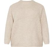 ONLY Carmakoma Jade Crew Neck Sweater Beige 42-44 Nainen