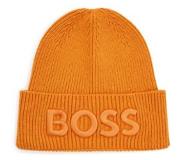 Hugo Boss Cotton-blend Beanie Oranssi Mies
