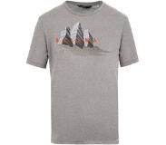 Salewa Lines Graphic Short Sleeve T-shirt Harmaa S Mies