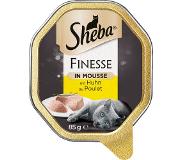 Sheba Sheba-säästöpakkaus 44 x 85 g - Mousse, kana