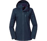 Schöffel - Women's Zip-In Jacket Stanzach - Sadetakki 50, sininen