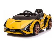 Azeno Lamborghini Sian kumirenkailla 12V Lasten sähköauto 002354
