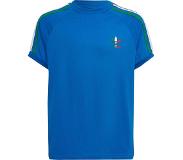 Adidas Adicolor 3 Stripes Short Sleeve T-shirt Sininen 14-15 Years Poika