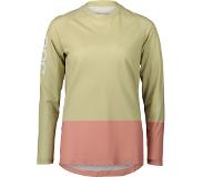 POC MTB Pure Pitkähihainen Jersey Paita Naiset, vihreä/vaaleanpunainen 2022 XL Downhill-paidat