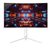 LC-Power 27" Näyttö LC-M27-QHD-240-C-K QHD 240Hz USB-C 65W Hub - Valkoinen - 1 ms AMD FreeSync Premium
