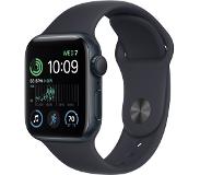 Apple Watch SE GPS keskiyönsininen alumiinikuori 40 mm keskiyö urheiluranneke MNJT3KS/A