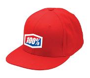 100% Essential J-fit Flexfit Cap Punainen S Mies