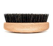TEK Oval Military Style Hair/Beard Brush With Wild Boar Bristles And N