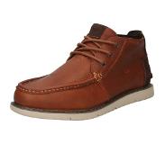 Toms Navi Moc Chukka Shoes wr brshwd brown leather Koko 10.5 US