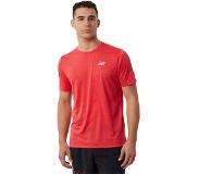 New Balance Impact Short Sleeve T-shirt Punainen M Mies