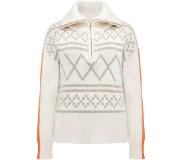 We Norwegians - Women's Setesdal Zip Up Sweater - Villapusero L, valkoinen