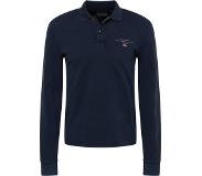 Napapijri Elbas 4 Long Sleeve Polo Sininen S Mies