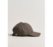 Varsity Headwear Flannel Baseball Cap Taupe Brown