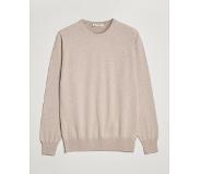 Piacenza Cashmere Cashmere Crew Neck Sweater Beige