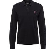Napapijri Elbas 4 Long Sleeve Polo Musta S Mies