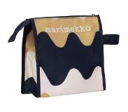 Marimekko Nuuka Pikku Lokki kosmetiikkalaukku, tummansininen - beige
